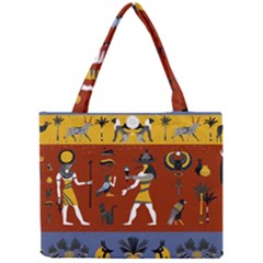 Ancient-egyptian-religion-seamless-pattern Mini Tote Bag by Jancukart