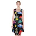 Seamless Pattern With Space Object Ufo Rocket Alien Hand Drawn Element Space Racerback Midi Dress View1