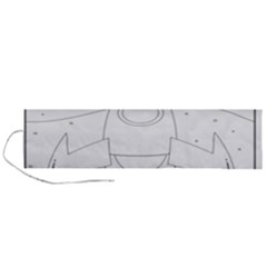 Starship Doodle - Space Elements Roll Up Canvas Pencil Holder (l) by ConteMonfrey