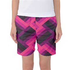 Background Pattern Texture Design Women s Basketball Shorts by Ravend