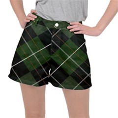 Modern Green Plaid Ripstop Shorts by ConteMonfrey