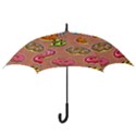 Doughnut Doodle Colorful Seamless Pattern Hook Handle Umbrellas (Large) View3