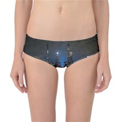 New York Night Central Park Skyscrapers Skyline Classic Bikini Bottoms by Wegoenart
