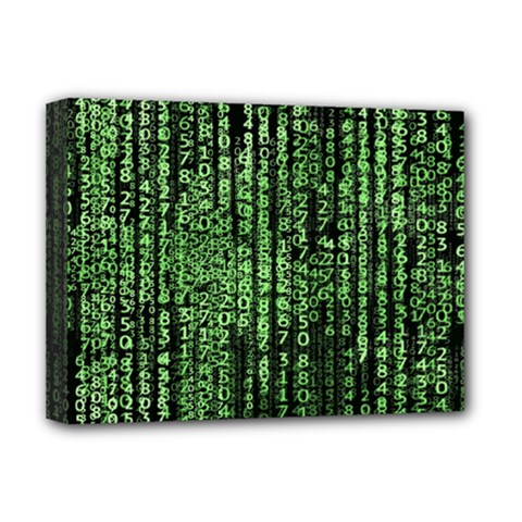 Matrix Technology Tech Data Digital Network Deluxe Canvas 16  X 12  (stretched)  by Wegoenart