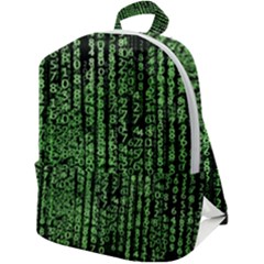 Matrix Technology Tech Data Digital Network Zip Up Backpack by Wegoenart