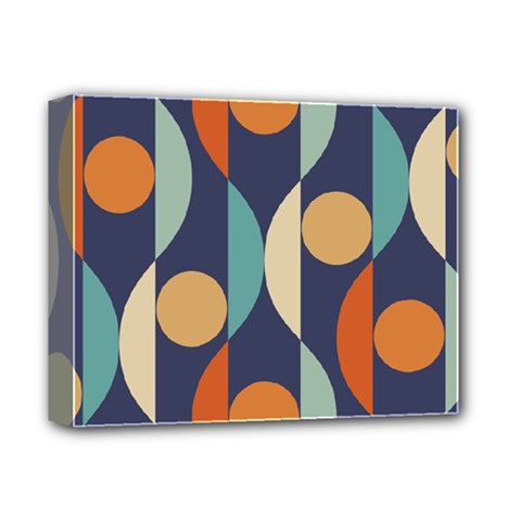 Mid Century Vintage Retro Geometric Deluxe Canvas 14  X 11  (stretched)