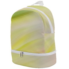 Gradient Green Yellow Zip Bottom Backpack by ConteMonfrey