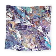 Abstract Cross Currents Square Tapestry (large)
