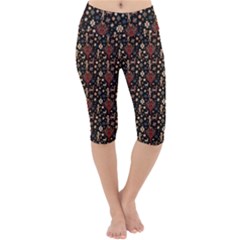 Carpet Symbols Lightweight Velour Cropped Yoga Leggings by Gohar