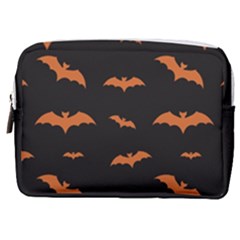 Bat Pattern Make Up Pouch (medium) by Valentinaart