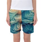 Art Pattern Artis Hands Illustration Women s Basketball Shorts