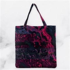Granite Glitch Grocery Tote Bag by MRNStudios