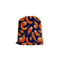 Space Patterns Pattern Drawstring Pouch (small)