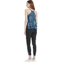 Seamless-galaxy-pattern Flowy Camisole Tank Top View2