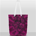 Aubergine Zendoodle Full Print Rope Handle Tote (Small) View1