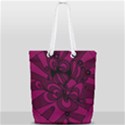 Aubergine Zendoodle Full Print Rope Handle Tote (Small) View2