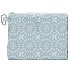 Kaleidoscope Duck Egg Canvas Cosmetic Bag (xxl) by Mazipoodles