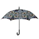 Modern Art Abstract Pattern Hook Handle Umbrellas (Large) View3
