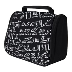 Sanscrit Pattern Design Full Print Travel Pouch (small) by dflcprintsclothing