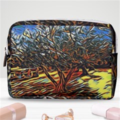 Colorful Verona Olive Tree Make Up Pouch (medium) by ConteMonfrey