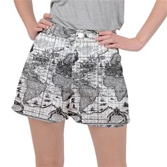 Antique Mapa Mundi Revisited Ripstop Shorts