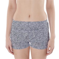 Circle Ornate Motif Random Pattern Boyleg Bikini Wrap Bottoms by dflcprintsclothing