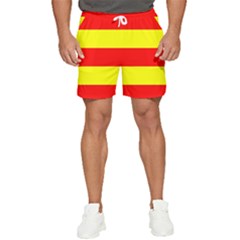 Aust Agder Flag Men s Runner Shorts by tony4urban