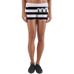 Brittany Flag Yoga Shorts by tony4urban