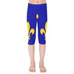 Ile De France Flag Kids  Capri Leggings 