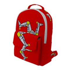 Isle Of Man Flap Pocket Backpack (large) by tony4urban