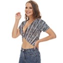 Light Cloud Twist Front Crop Top View2