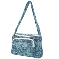 Texture Reef Pattern Front Pocket Crossbody Bag by artworkshop