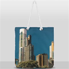Puerto Madero Cityscape, Buenos Aires, Argentina Full Print Rope Handle Tote (large) by dflcprintsclothing