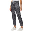 Stretch Marks Abstract Grunge Design Cropped Drawstring Pants View2