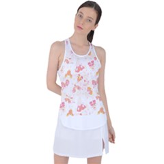 Butterfly T- Shirt Butterflies And Moths Pattern T- Shirt Racer Back Mesh Tank Top by maxcute