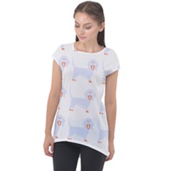 Dachshund Cute Pattern T- Shirt Dachshund Dog Breed Cute Pattern T- Shirt Cap Sleeve High Low Top by maxcute