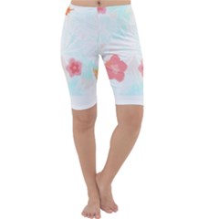 Hawaii T- Shirt Hawaii Efflorescence Pattern T- Shirt Cropped Leggings 