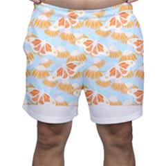 Monarch Butterflies T- Shirt Monarch Butterfly On Yellow Coneflowers T- Shirt Men s Shorts by maxcute