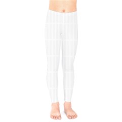 Rectangular Seamless Pattern T- Shirt Rectangular Grid Pattern - White T- Shirt Kids  Leggings by maxcute