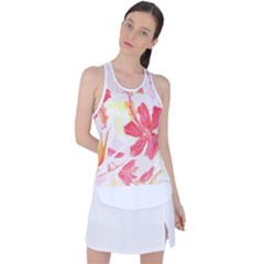 Tropical T- Shirt Tropical Creative Hawaiian T- Shirt Racer Back Mesh Tank Top