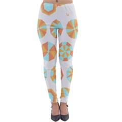 Umbrella T- Shirt Summer Vacation  Umbrella Pattern (sand) T- Shirt Lightweight Velour Leggings