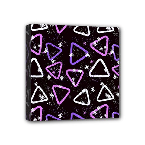Abstract Background Graphic Pattern Mini Canvas 4  X 4  (stretched) by Ravend