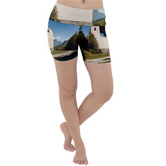  Us Ventag Eagles Travel Poster Graphic Style Redbleuwhite  Lightweight Velour Yoga Shorts by steakspro94
