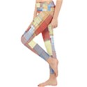 Art Abstract Rectangle Square Lightweight Velour Classic Yoga Leggings View3