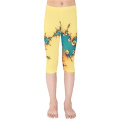 Fractal Art Fractals Digital Art Kids  Capri Leggings 