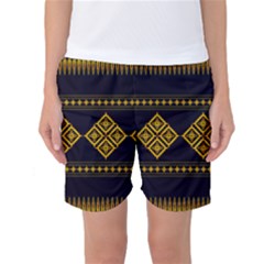 Abstract Antique Architecture Art Artistic Artwork Women s Basketball Shorts by Ravend