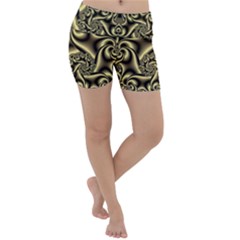 Background Fractal Sample Fantasy Texture Design Lightweight Velour Yoga Shorts by Ravend