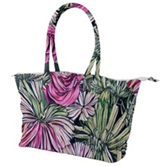 Summer Floral Canvas Shoulder Bag by GardenOfOphir