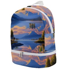 Beautiful Sunset Zip Bottom Backpack by GardenOfOphir