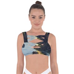 Incredible Sunset Bandaged Up Bikini Top by GardenOfOphir